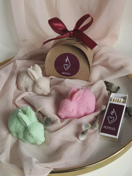 świeca zajączek soylo wybierz swój kolor