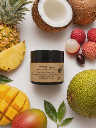 Świeca sojowa owoce cejlonu SOYLO Sri Lanka świeca owocowa.jpg