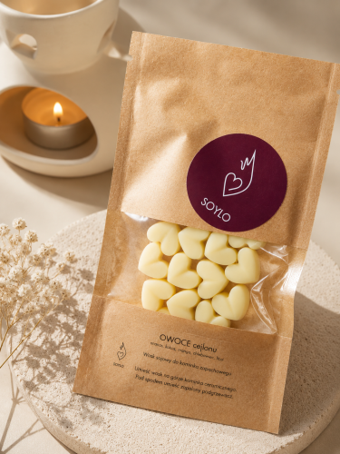 zdjęcie produktowe woski do kominka OWOCE Cejlonu soylo